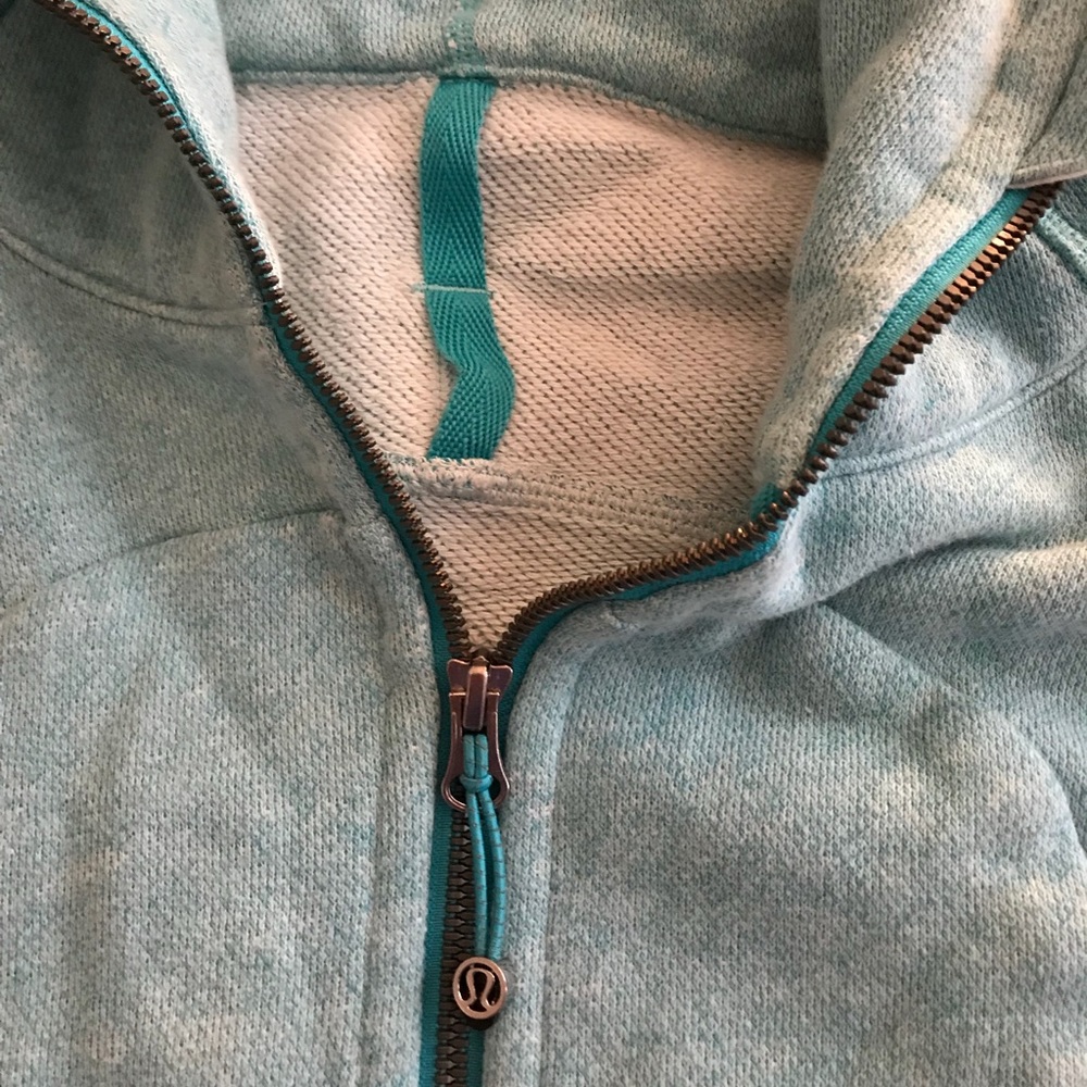 Light blue zip up hoodie